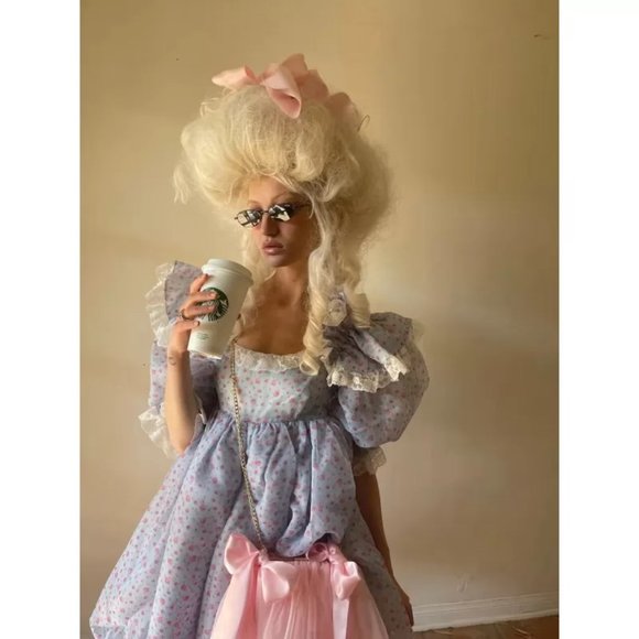 Selkie Chateau Rose Sugarfrill Dress - XS / NWT - Picture 1 of 5